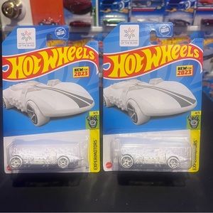 Hot Wheels Braille Racer Twin Mill - 2023 HW Experimotors VHTF- 2 Car Bu…